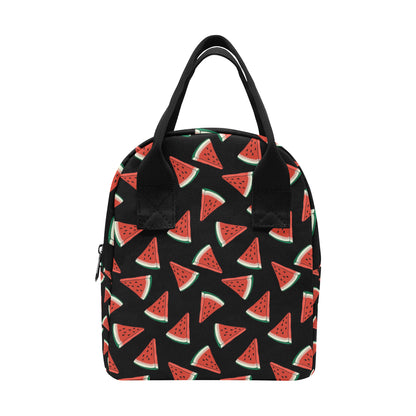 Watermelon Pattern Print Design WM01 Insulated Lunch Bag