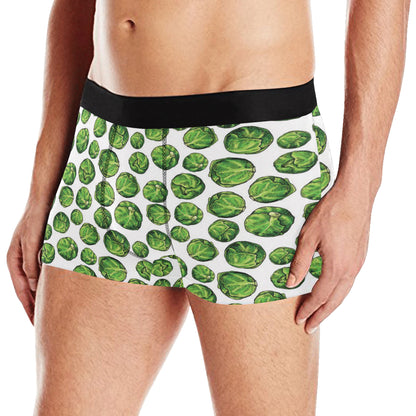 Brussels Sprouts Pattern Print Design 02 Men's Boxer Briefs