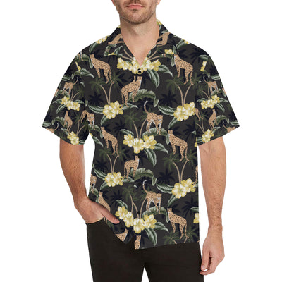 Cheetah Pattern Print Design 04 Men's Hawaiian Shirt