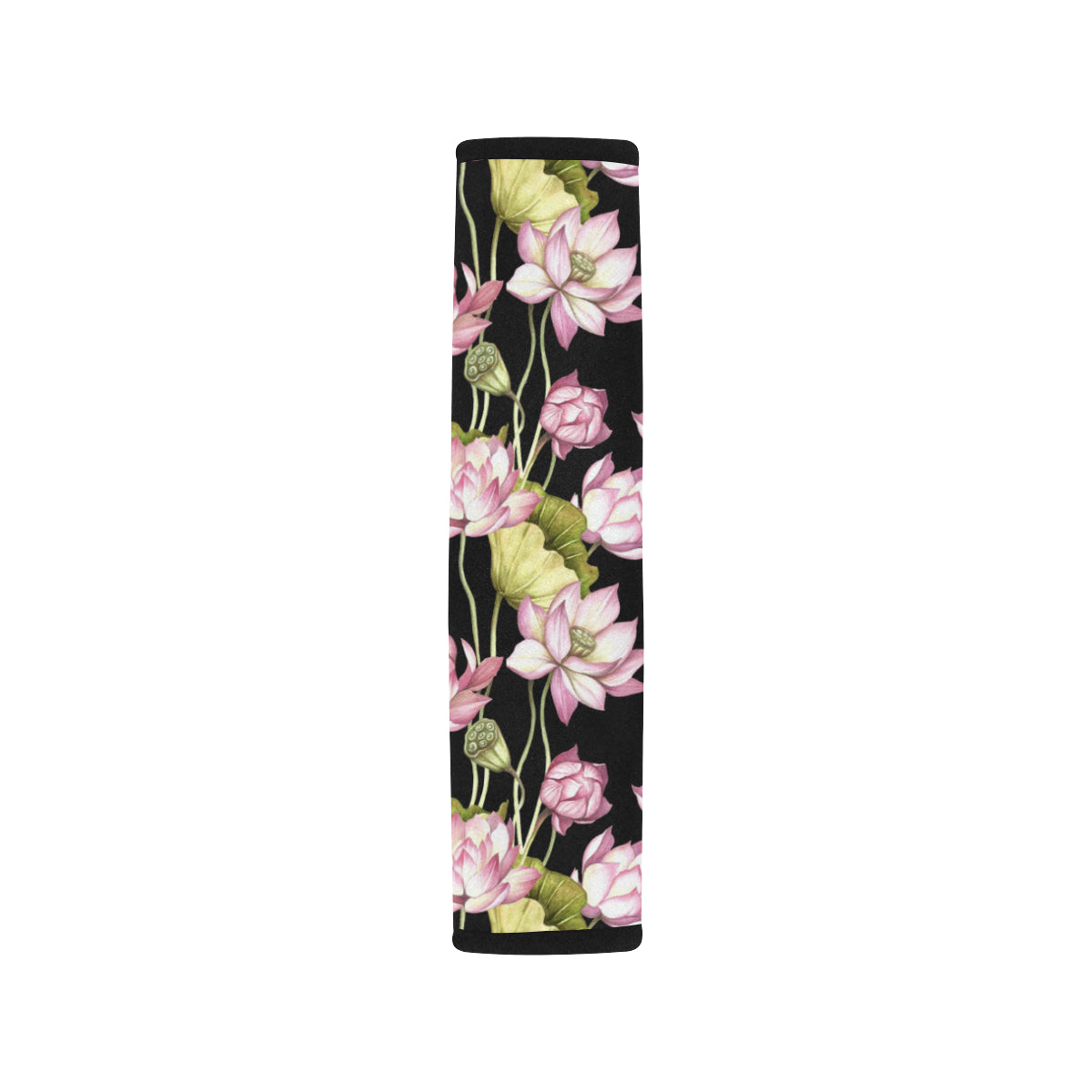 Water Lily Pattern Print Design WL06 Car Seat Belt Cover
