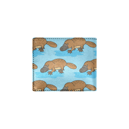 Platypus Pattern Print Design A02 Men's ID Card Wallet