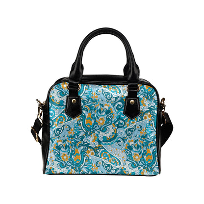 Funky Retro Pattern Print Design A03 Shoulder Handbag