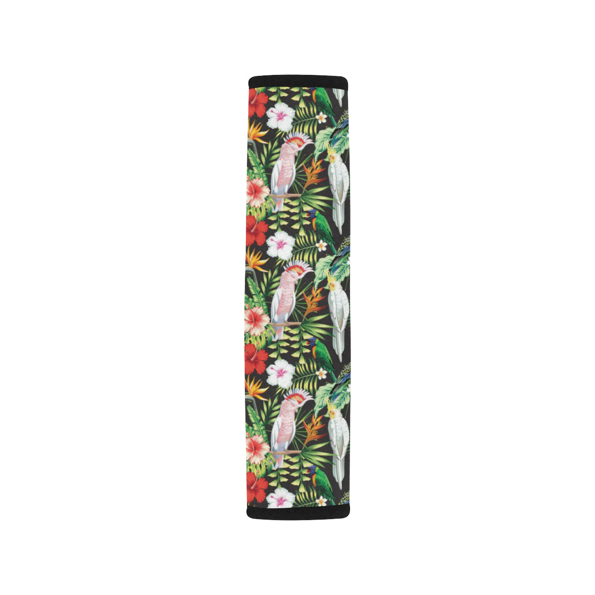 Tropical Flower Pattern Print Design TF03 Car Seat Belt Cover