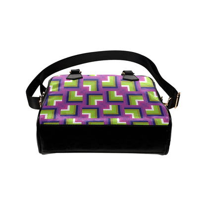 Optical illusion Pattern Print Design A05 Shoulder Handbag