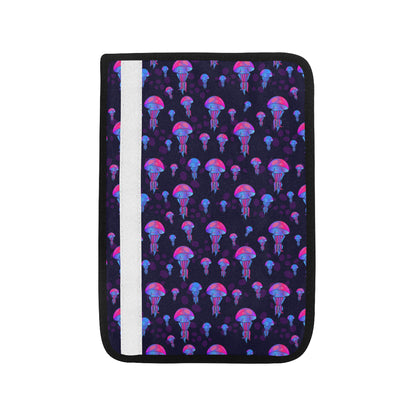 Jellyfish Neon Print Car Seat Belt Cover