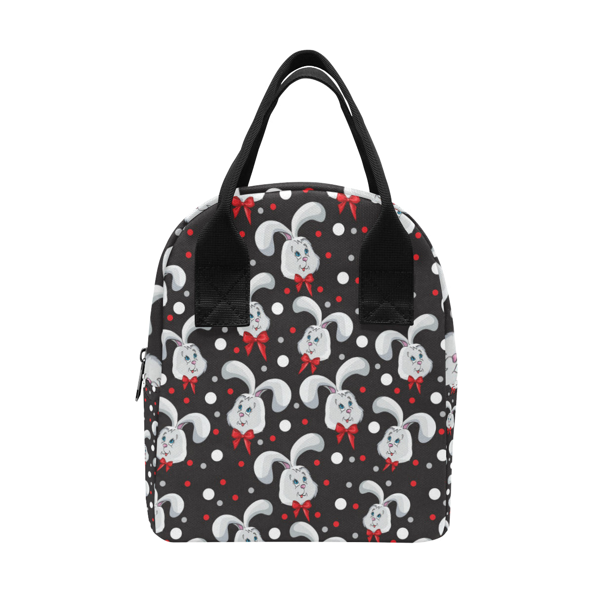 Rabbit Pattern Print Design RB012 Insulated Lunch Bag