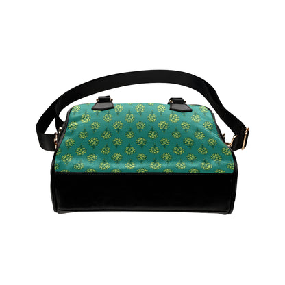 Artichoke Pattern Print Design 04 Shoulder Handbag