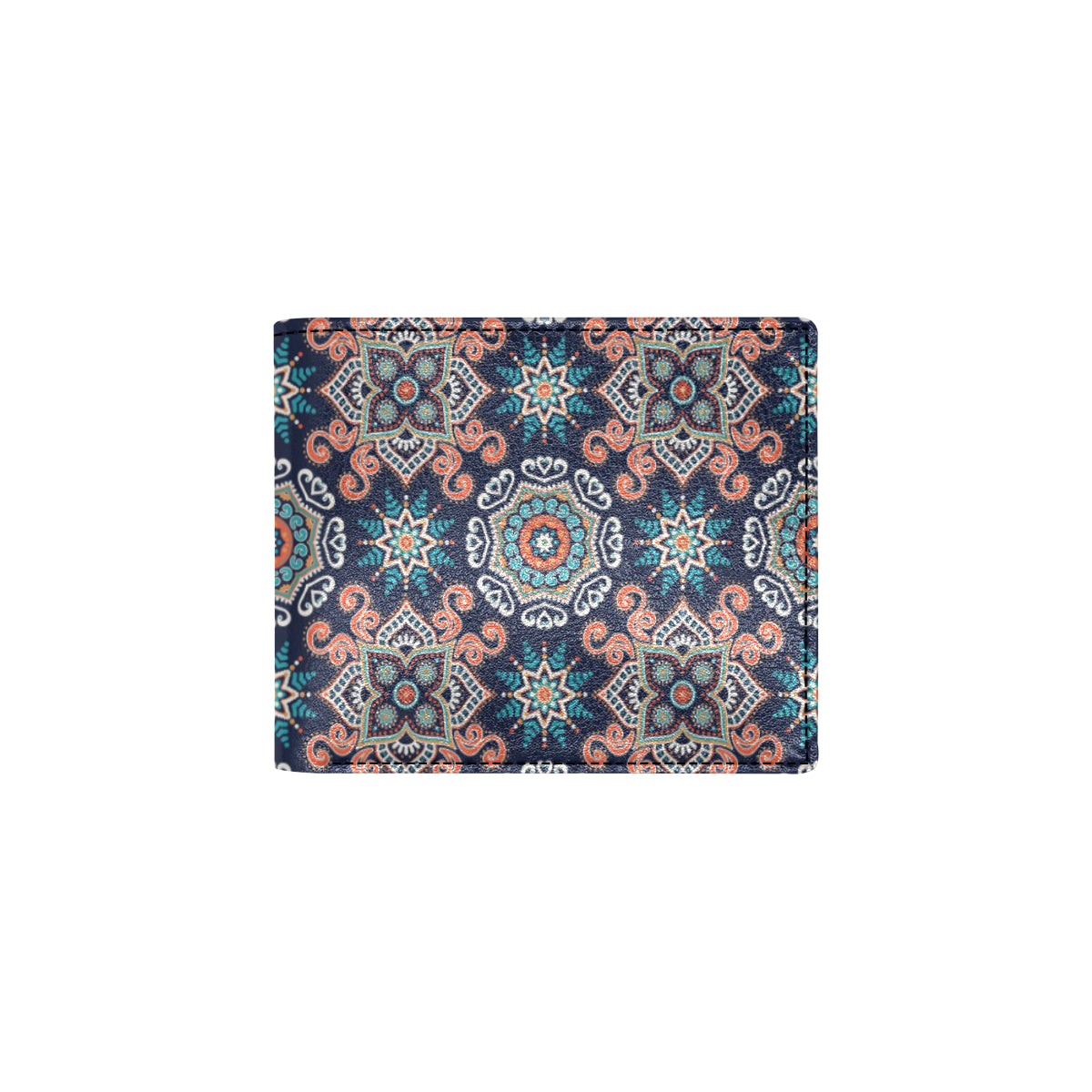 Bohemian Pattern Print Design 02 Men's ID Card Wallet