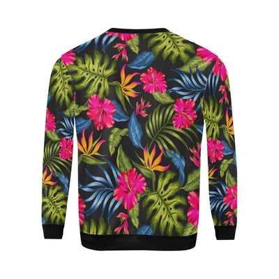 Bird Of Paradise Pattern Print Design BOP014 Men Long Sleeve Sweatshirt