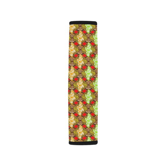 African Classic Print Pattern Car Seat Belt Cover