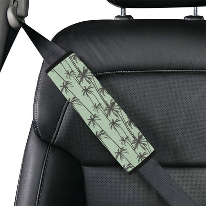 Palm Tree Pattern Print Design A04 Car Seat Belt Cover