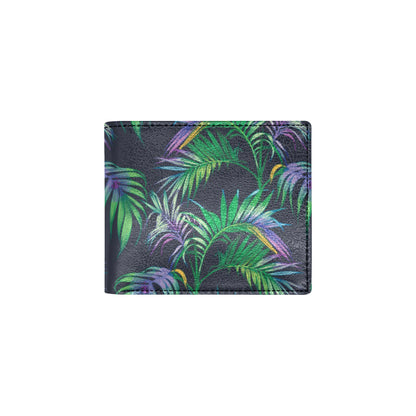 Palm Leaves Pattern Print Design PL04 Men's ID Card Wallet