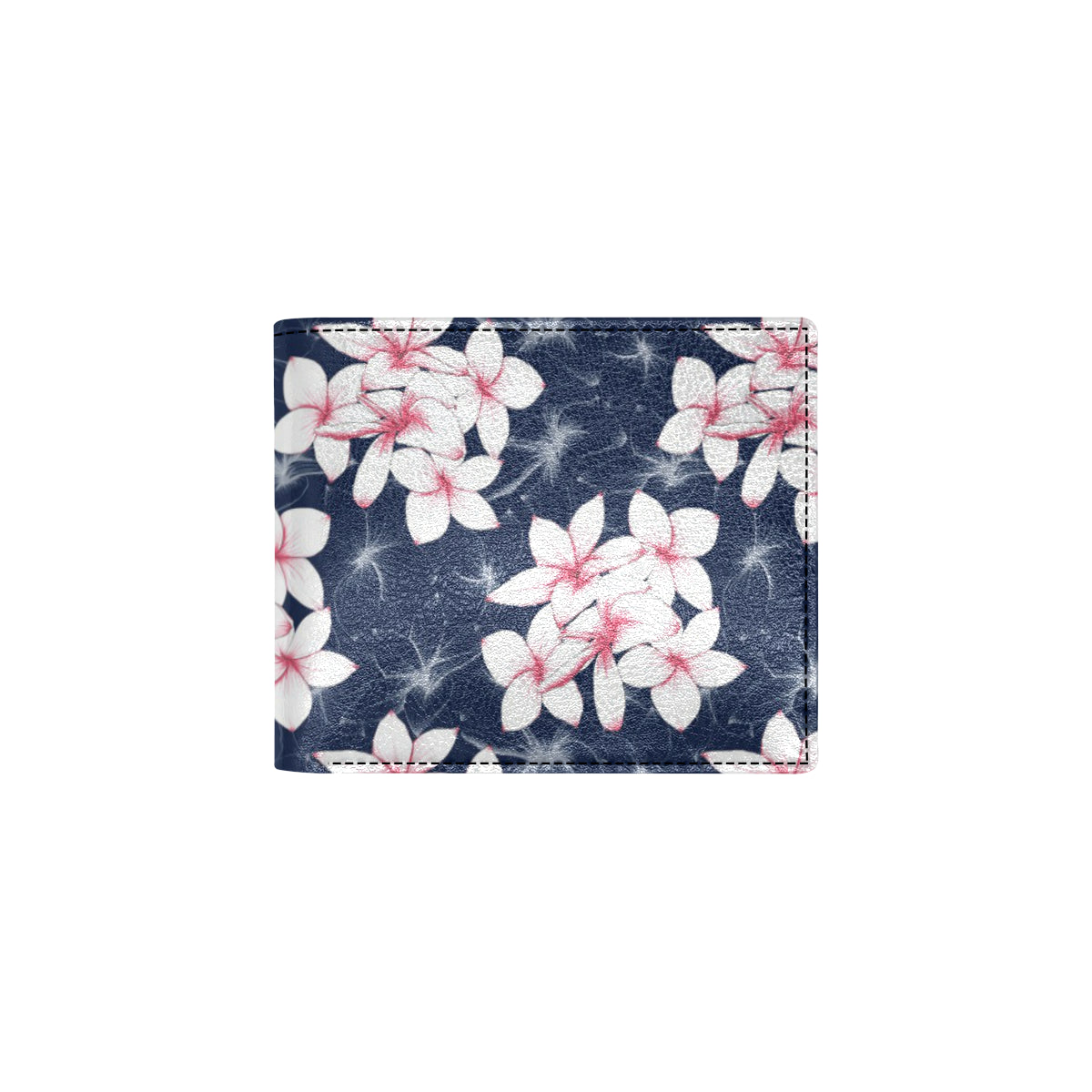Plumeria Pattern Print Design PM017 Men's ID Card Wallet