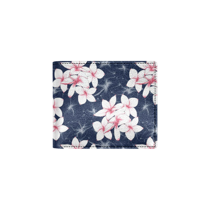 Plumeria Pattern Print Design PM017 Men's ID Card Wallet