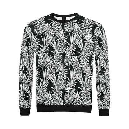 Pineapple Pattern Print Design PP08 Men Long Sleeve Sweatshirt