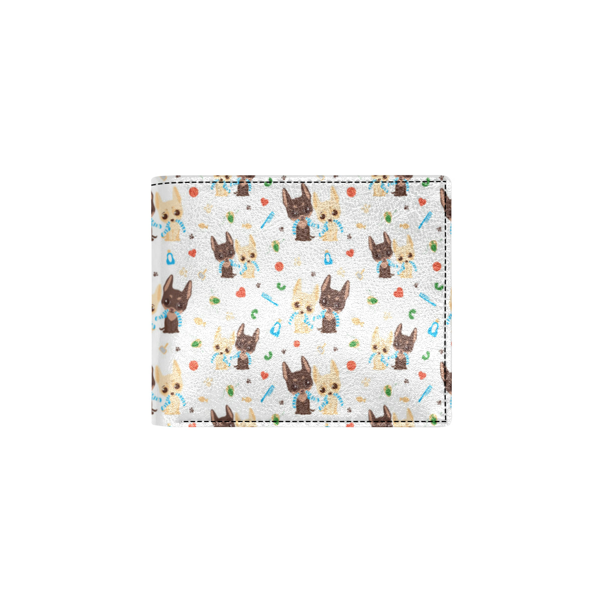 Chihuahua Pattern Print Design 06 Men's ID Card Wallet