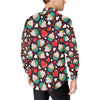 Cupcakes Heart Print Pattern Men's Long Sleeve Shirt