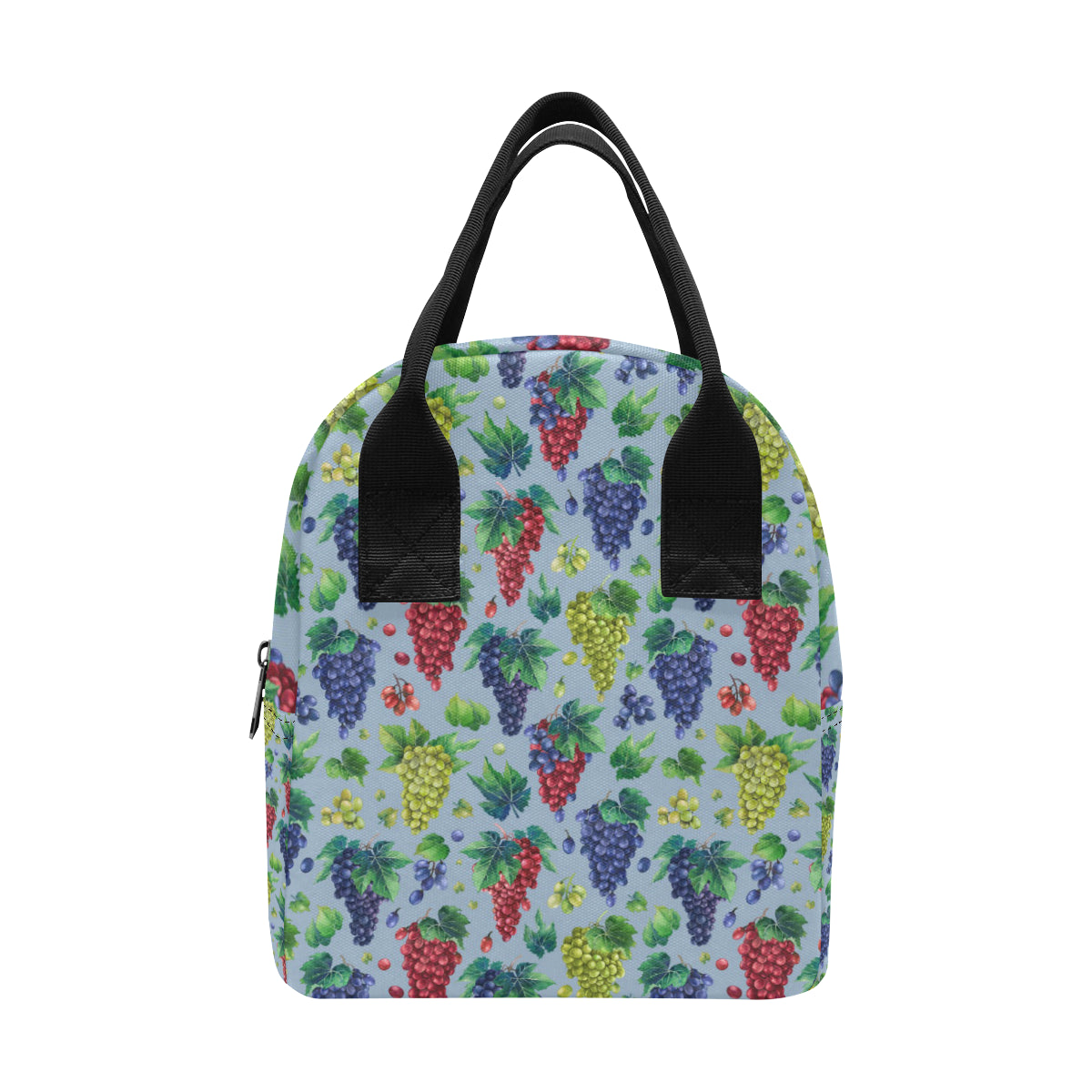 Grape Pattern Print Design GP06 Insulated Lunch Bag