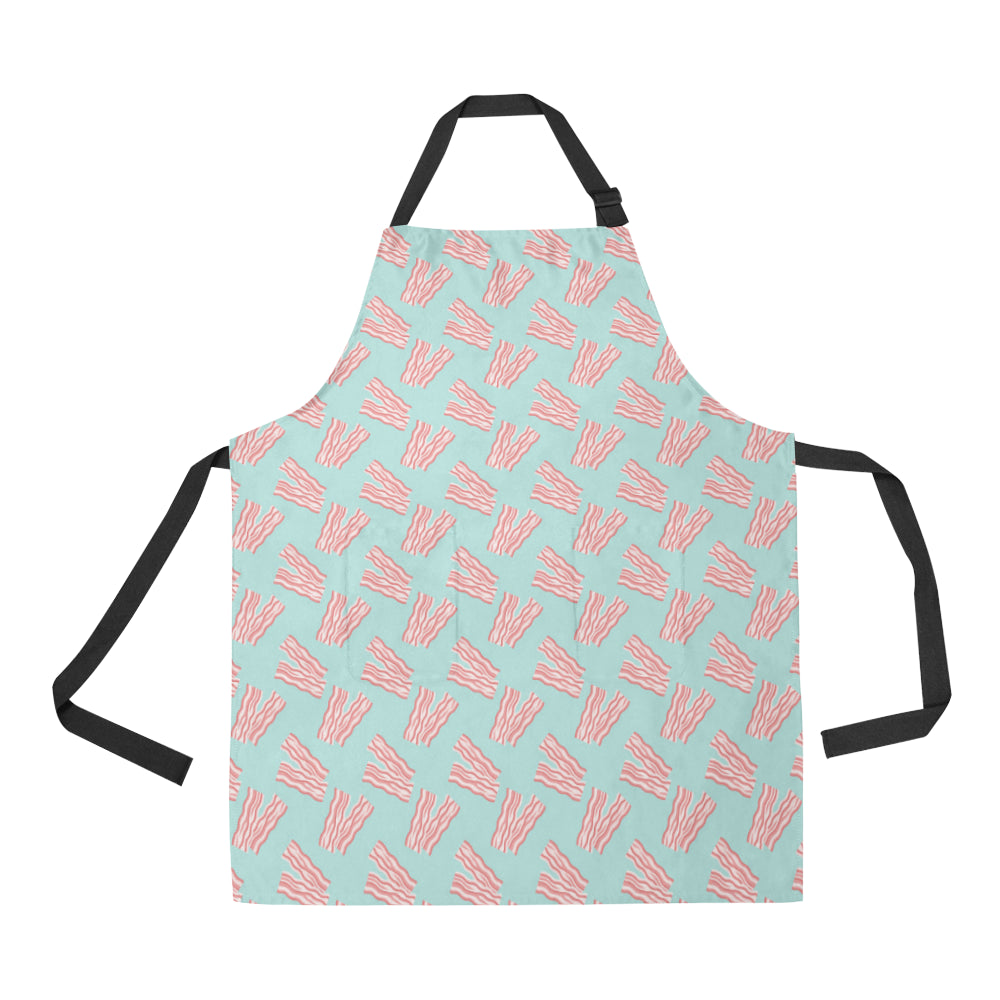 Bacon Pattern Print Design 04 Apron with Pocket