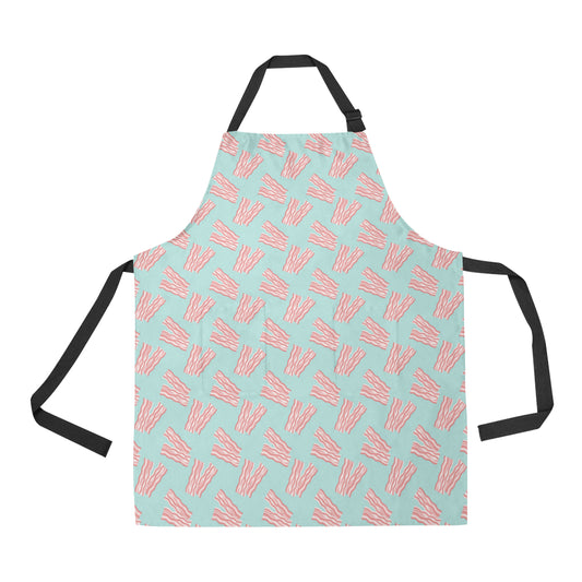 Bacon Pattern Print Design 04 Apron with Pocket