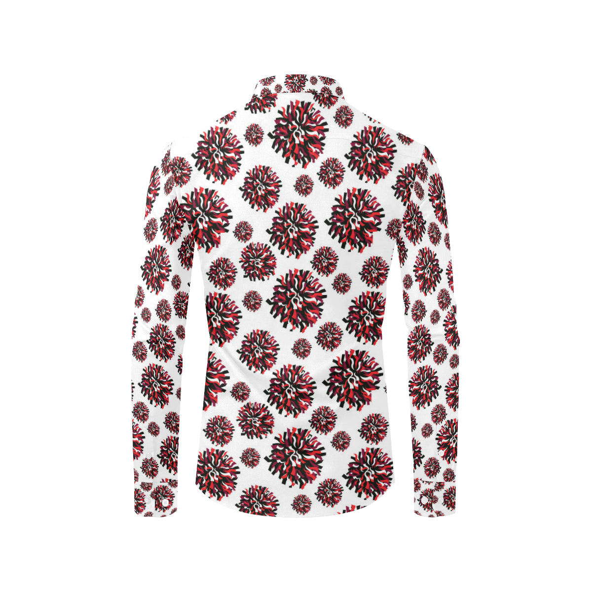 Cheerleader Pattern Print Design 01 Men's Long Sleeve Shirt