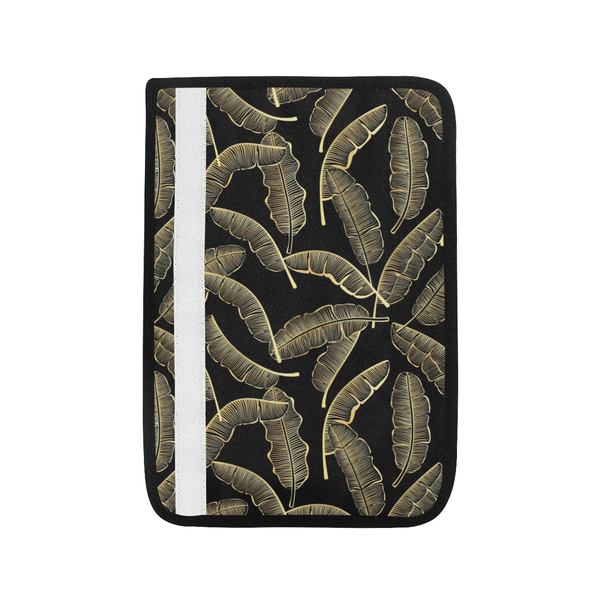 Banana Leaf Pattern Print Design BL07 Car Seat Belt Cover
