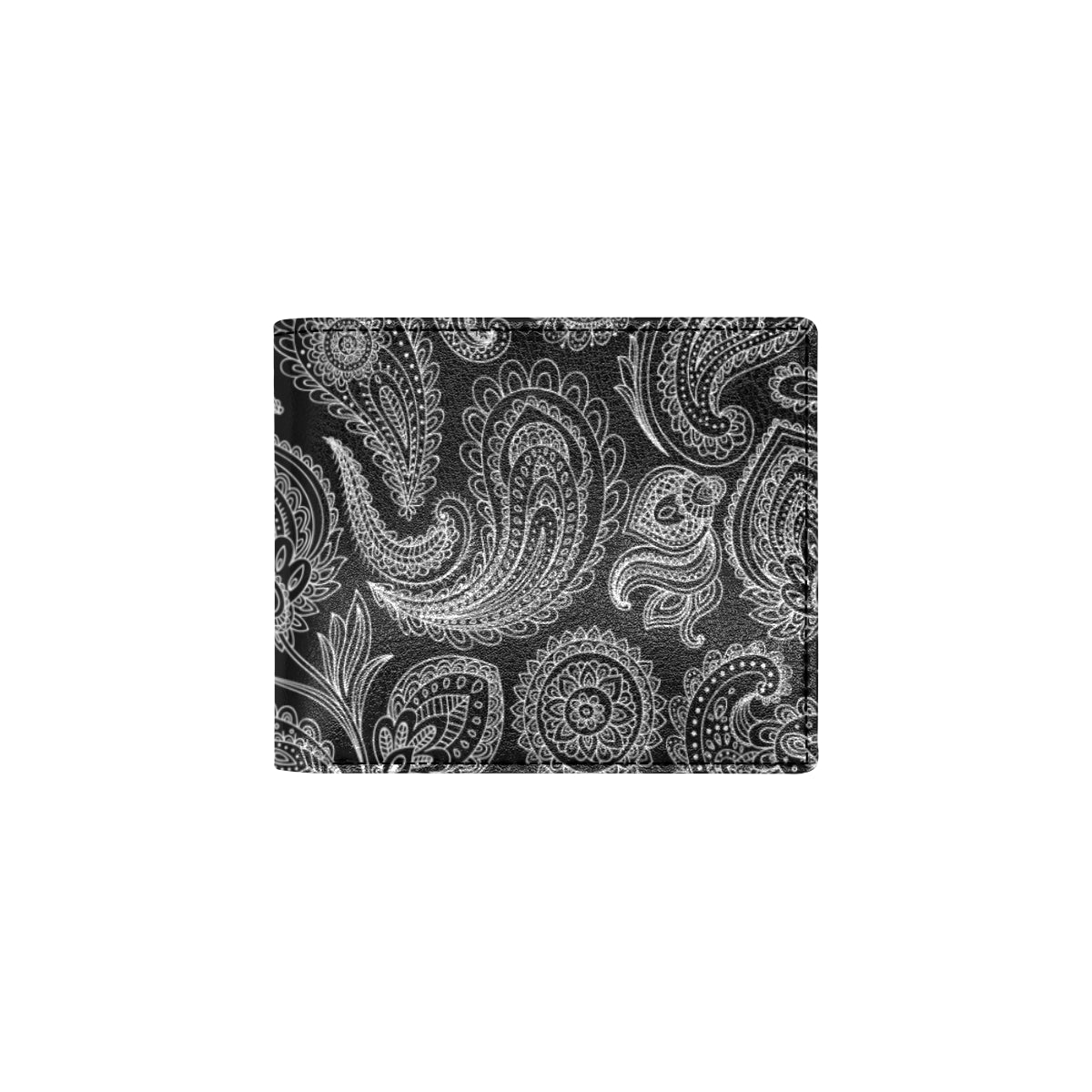 Paisley Pattern Print Design A04 Men's ID Card Wallet