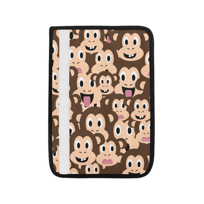 Emoji Monkey Print Pattern Car Seat Belt Cover