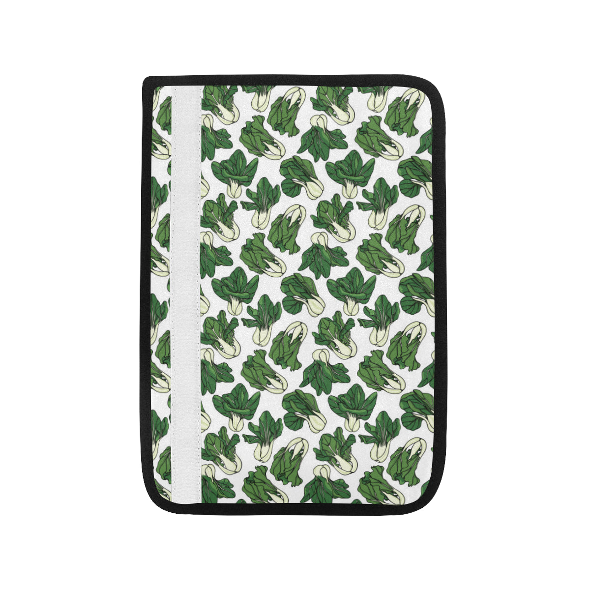 Bok Choy Pattern Print Design 02 Car Seat Belt Cover