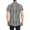 Polynesian Tribal Style Men's Short Sleeve Button Up Shirt