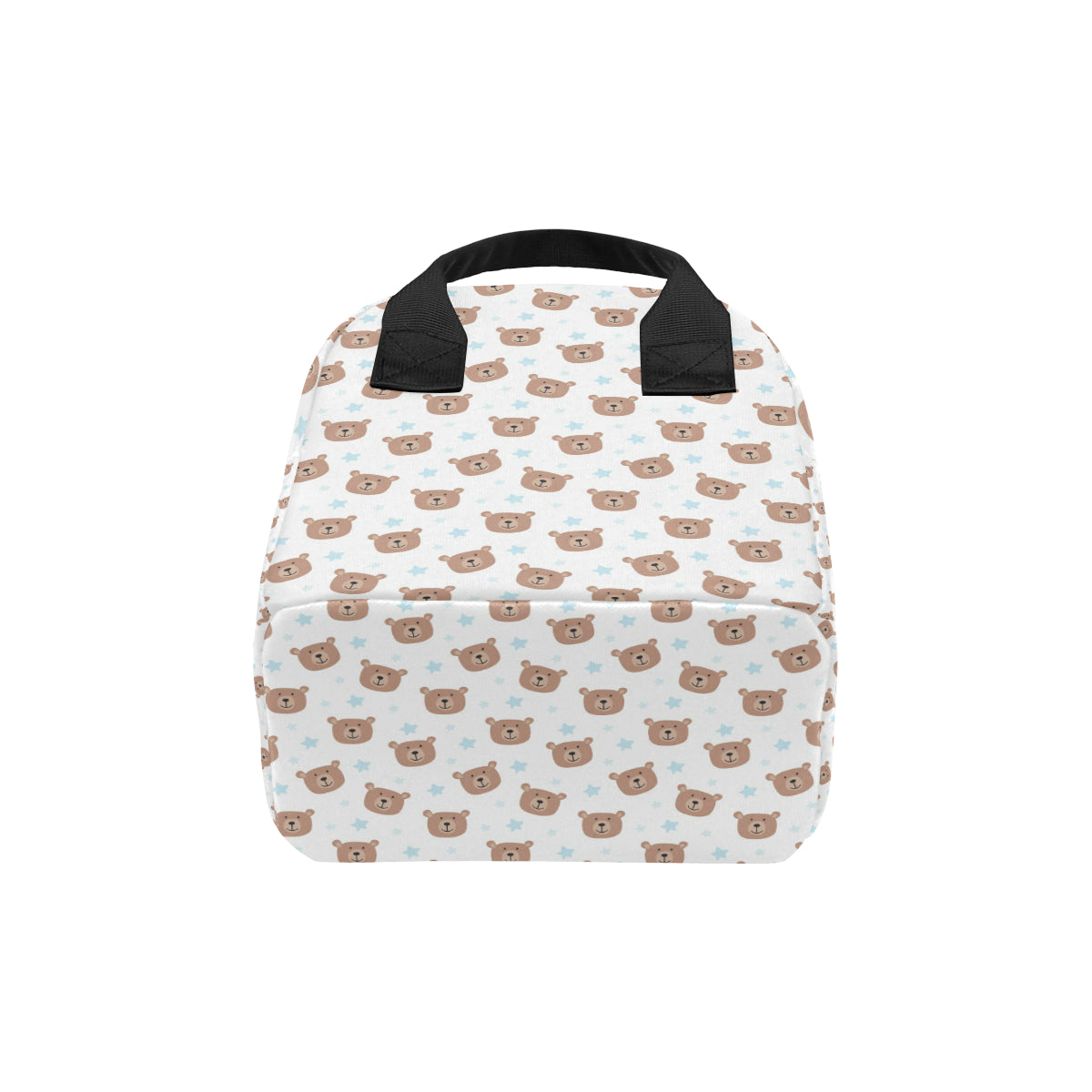 Bear Pattern Print Design BE02 Insulated Lunch Bag