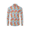 Rooster Pattern Print Design A05 Men's Long Sleeve Shirt