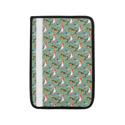 Birds Pattern Print Design 07 Car Seat Belt Cover