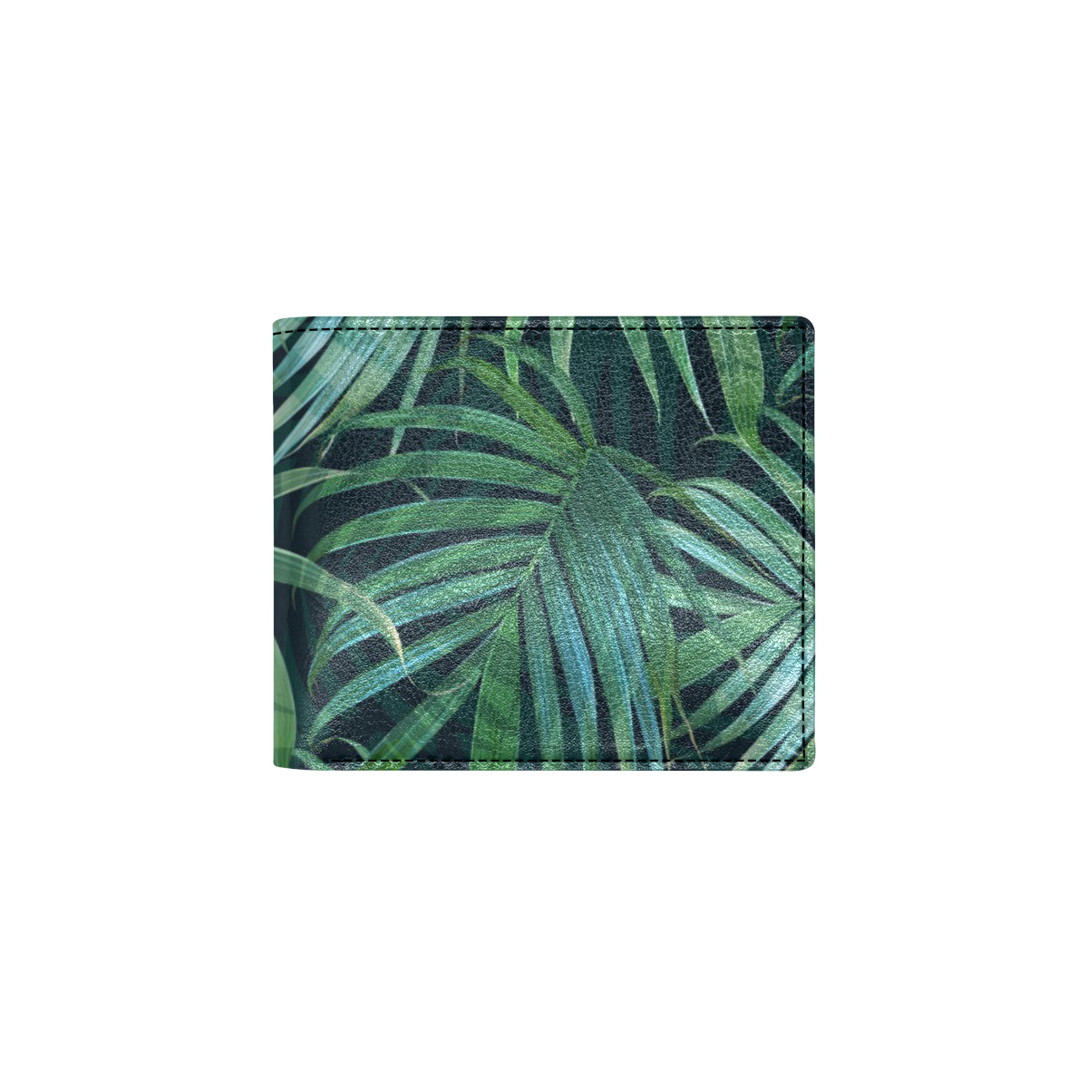 Tropical Flower Pattern Print Design TF011 Men's ID Card Wallet