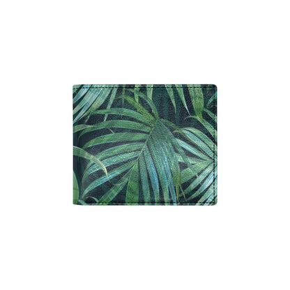 Tropical Flower Pattern Print Design TF011 Men's ID Card Wallet