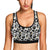 Daisy Pattern Print Design 02 Sports Bra