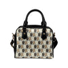 Bear Pattern Print Design 04 Shoulder Handbag