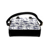 Great White Shark Pattern Print Design 02 Shoulder Handbag