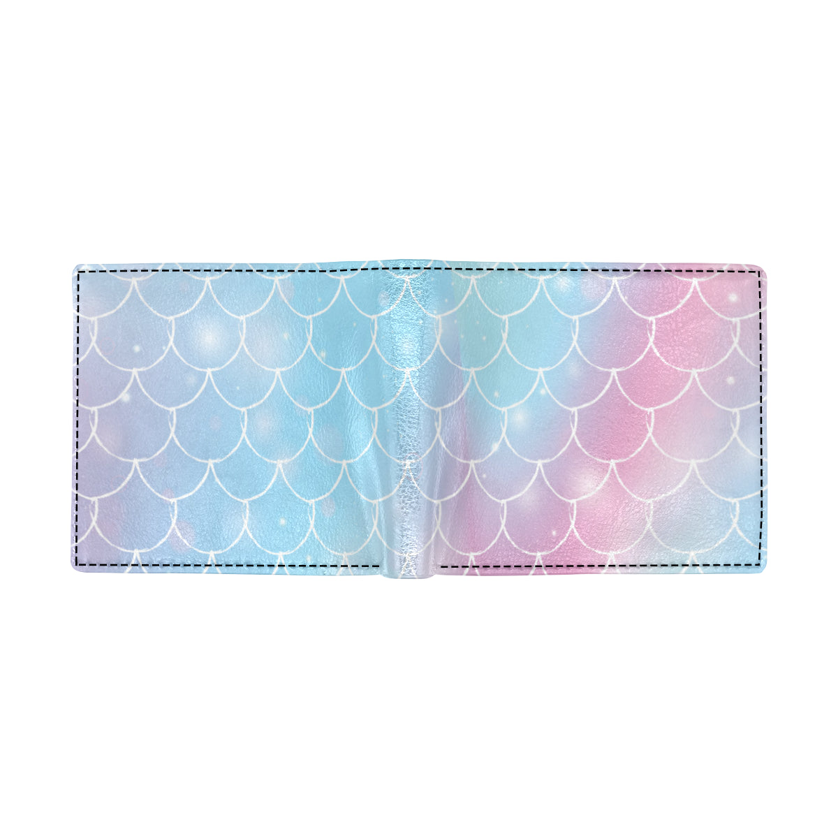 Rainbow Pattern Print Design A06 Men's ID Card Wallet
