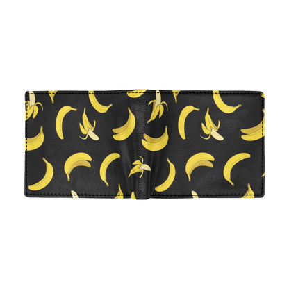 Banana Pattern Print Design BA05 Men's ID Card Wallet