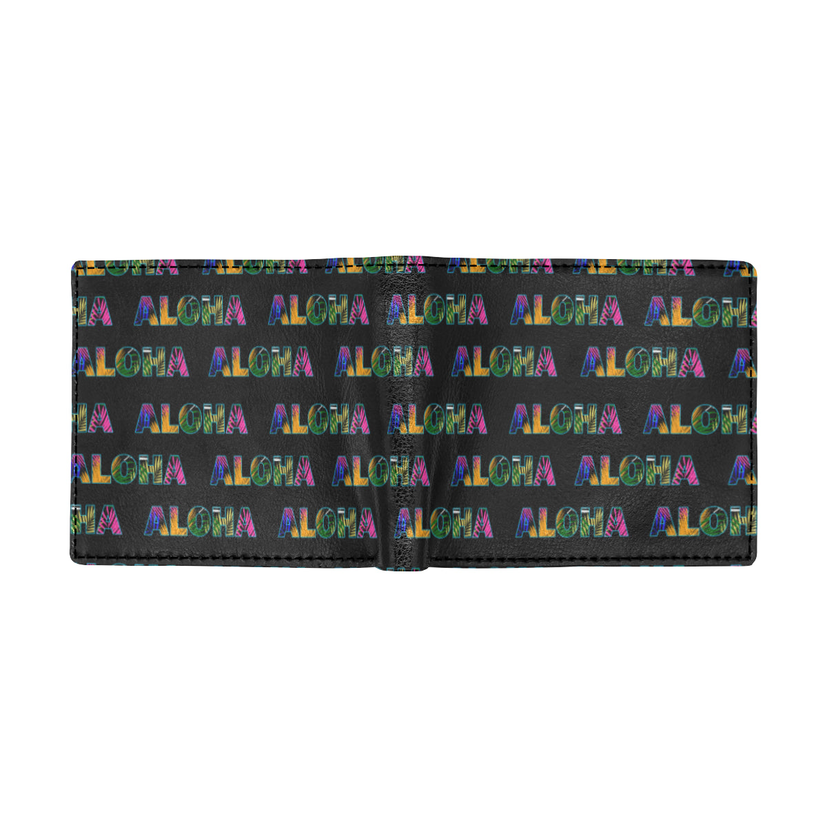 Aloha Hawaii Neon Men's ID Card Wallet