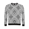 Polynesian Tribal Symbol Men Long Sleeve Sweatshirt