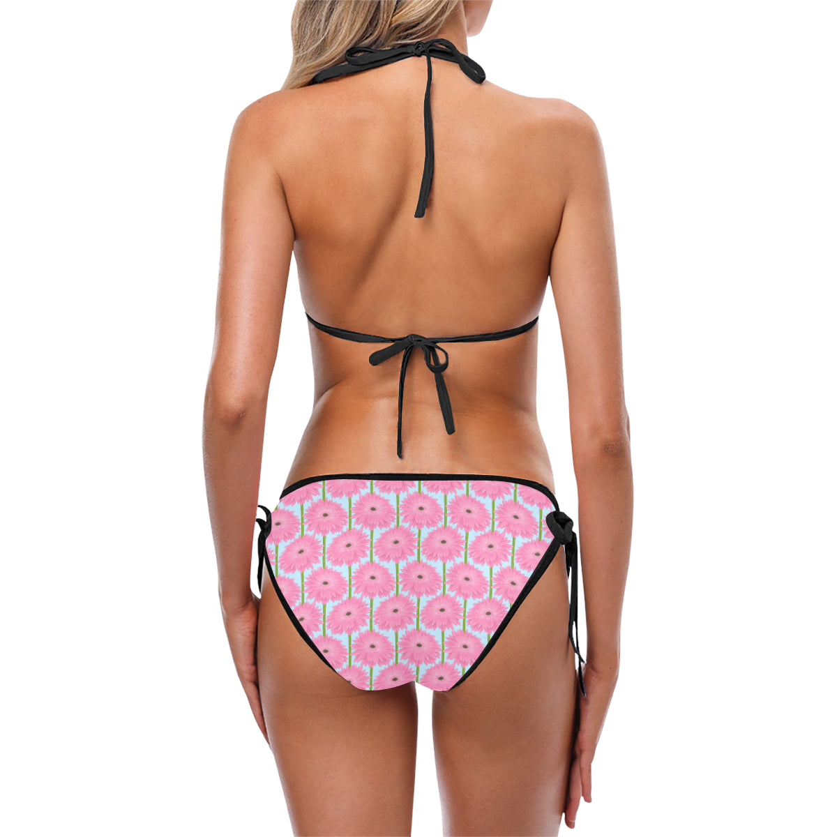 Gerberas Pattern Print Design GB01 Bikini