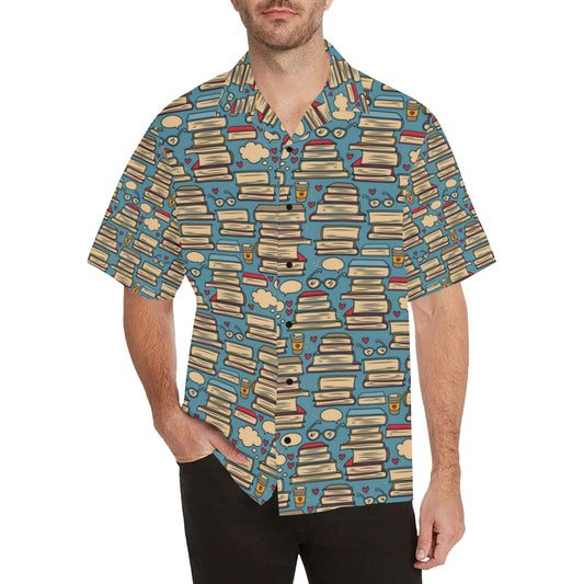 Book Pattern Print Design 03 Men's Hawaiian Shirt