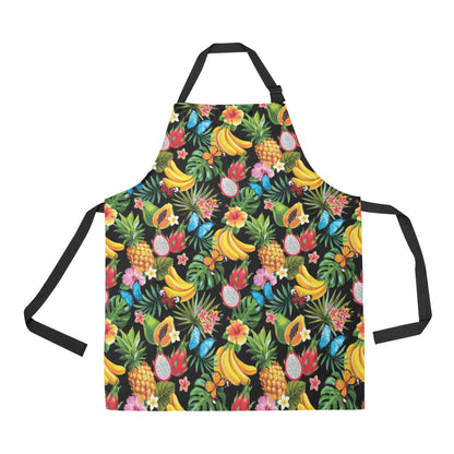 Tropical Fruits Pattern Print Design TF04 Apron with Pocket
