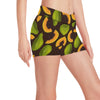 Papaya Pattern Print Design PP04 Yoga Shorts