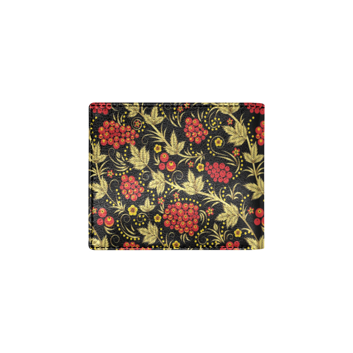 Cranberry Pattern Print Design CB02 Men's ID Card Wallet