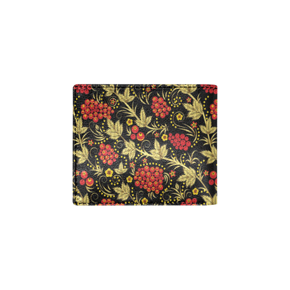 Cranberry Pattern Print Design CB02 Men's ID Card Wallet