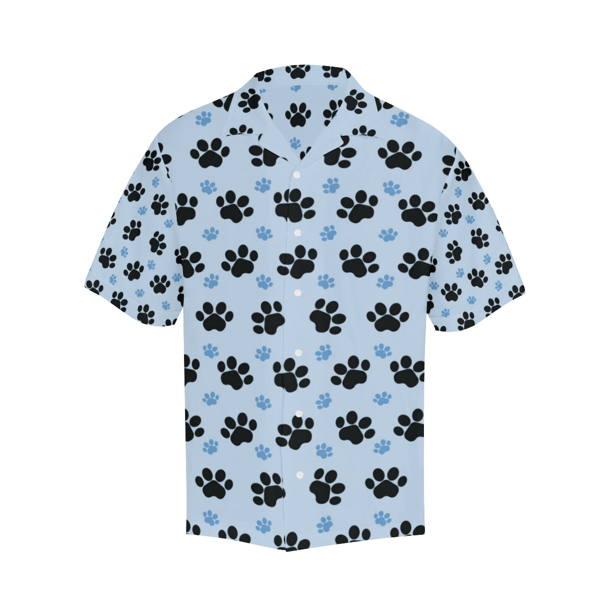 Paw Pattern Print Design A04 Men's Hawaiian Shirt