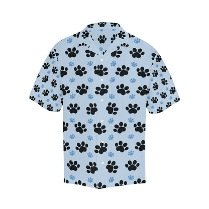 Paw Pattern Print Design A04 Men's Hawaiian Shirt